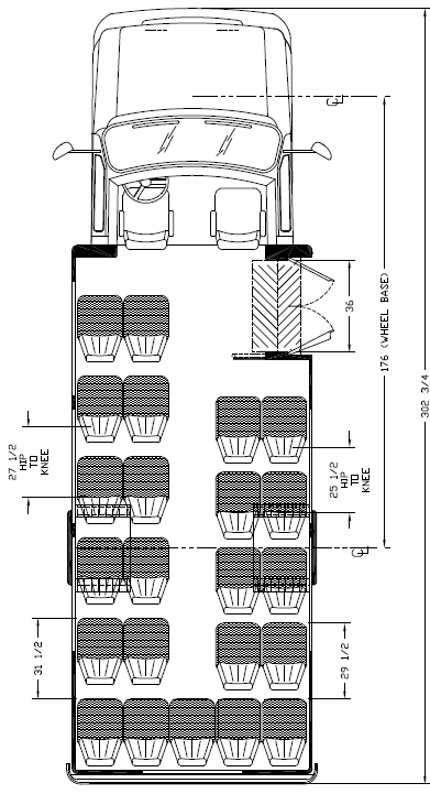 ameritrans 245 floorplan, 25 passenger