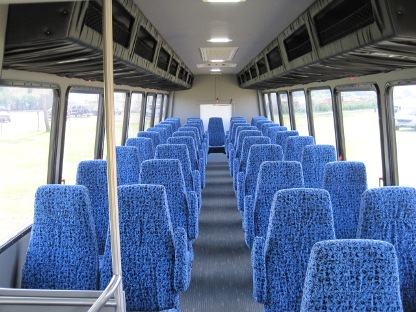 ameritrans 425 m2 freightliner coach buses, interior