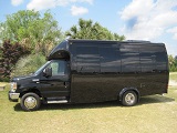 black 15passenger executive buses, l