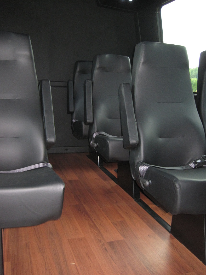 15 passenger executive buses, flo