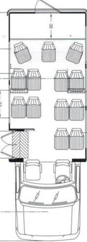 large passenger no cdl buses for sale, floorplan