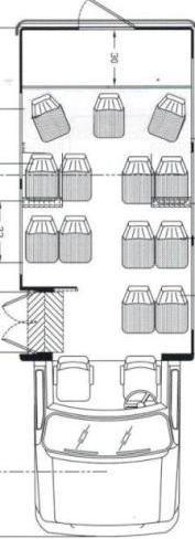 large passenger no cdl buses for sale, floorplan