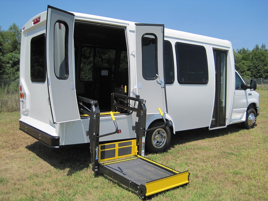 Bus Sales, handicap, Ameritrans 245 wheelchair lift