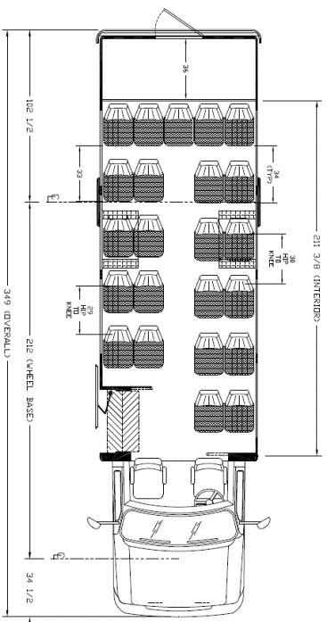 ameritrans 285 executive, floorplan