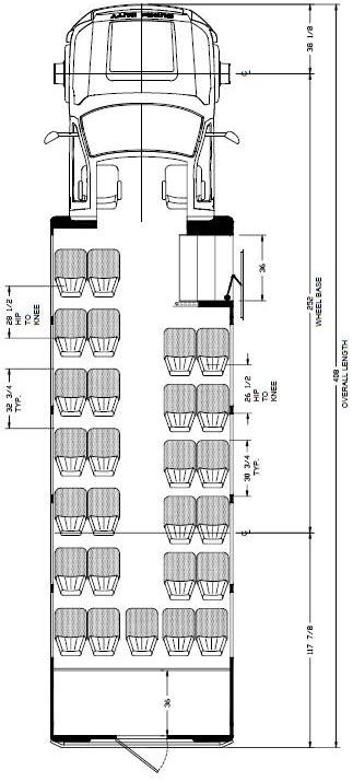 ameritrans f550 f330 bus sales, floorplan