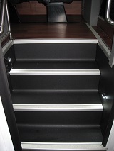 freightliner m2 45 passenger with restroom, steps