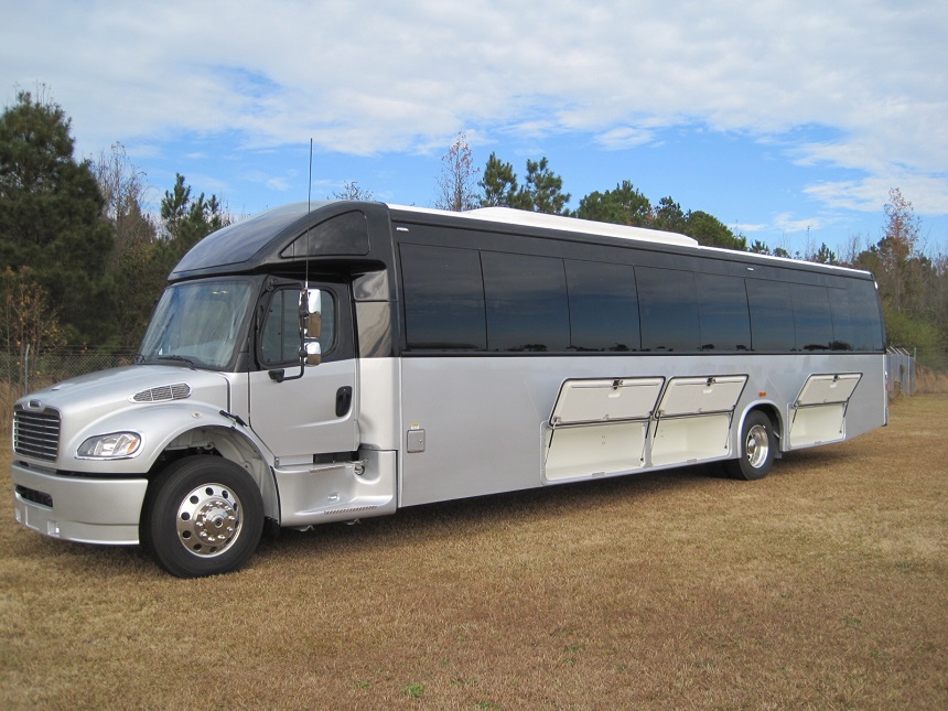 freightliner m2 coach buses under floor luggage, lugdrv