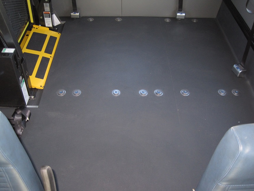 multi position wheelchair lift buses slide click