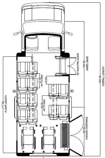 wheelchair buses for sale, floorplan