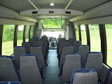 buses with passenger front viewing windows, ir