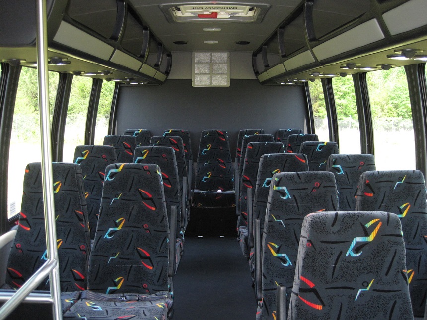 buses with passenger front viewing windows, if