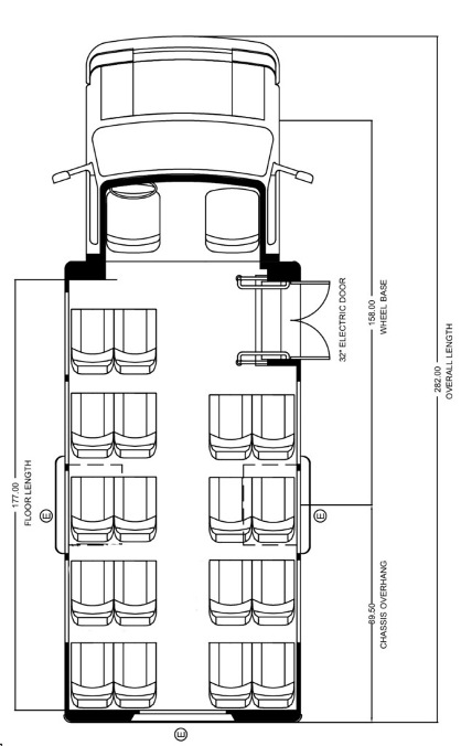 new ventura coach buses for sale, floorplan