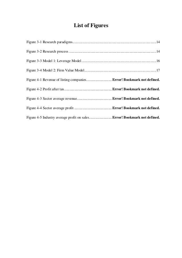 Dissertation structure