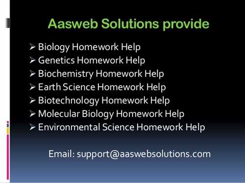 Environmental science homework help