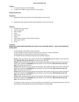 Fermentation lab report