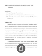 Gas chromatography lab report