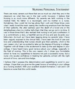 Great personal statements