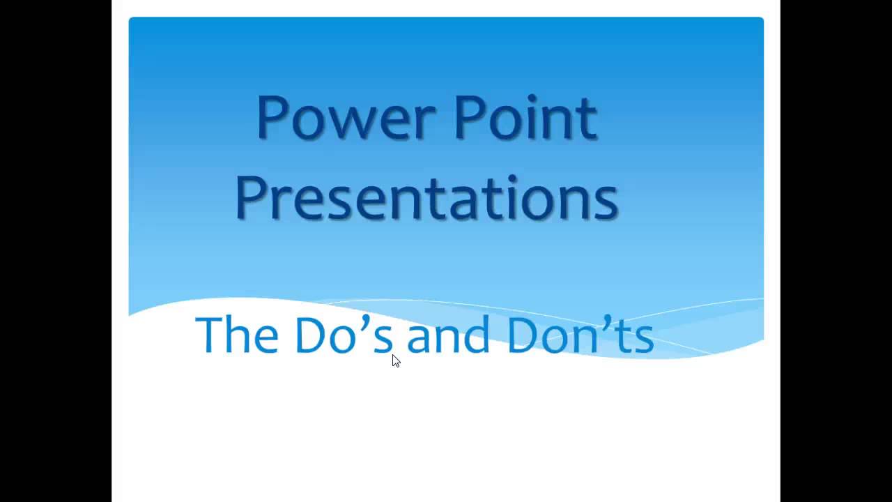 Making powerpoint slides