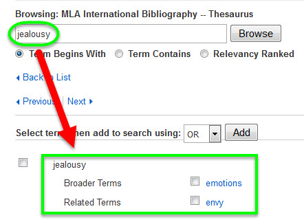 Mla bibliography search