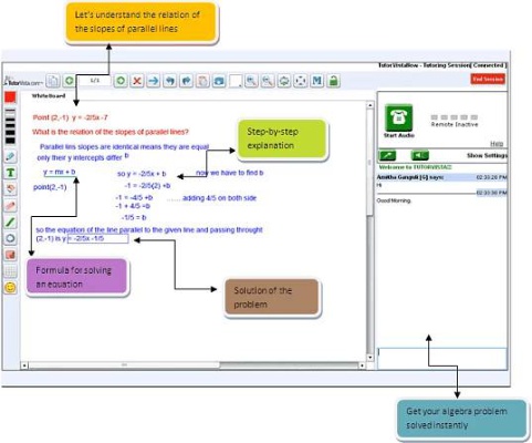 Online homework help chat