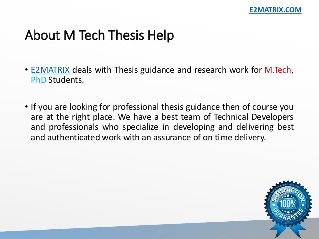 Online thesis help