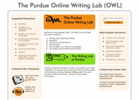 The Purdue Online Writing Lab (OWL) · Grammar Girl.