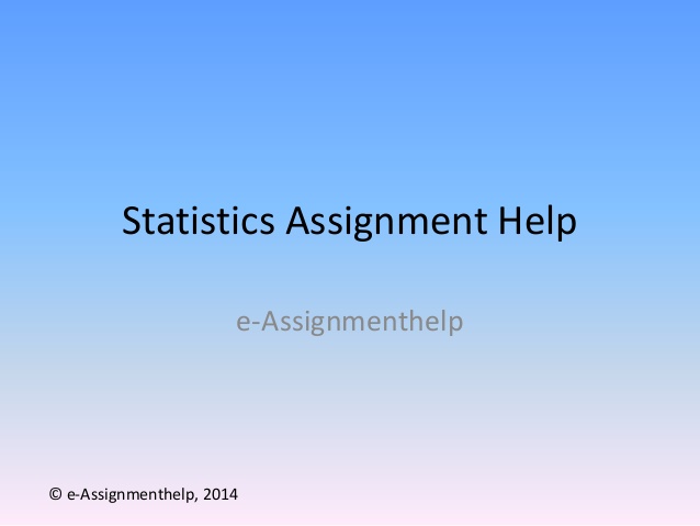 Statistic help