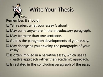 Thesis statment