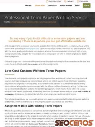 Where to buy term papers online