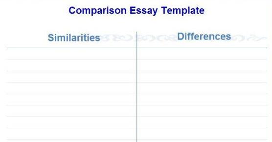 Write a comparison essay