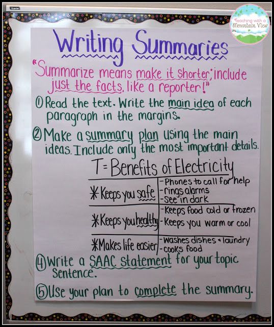 Write my summary