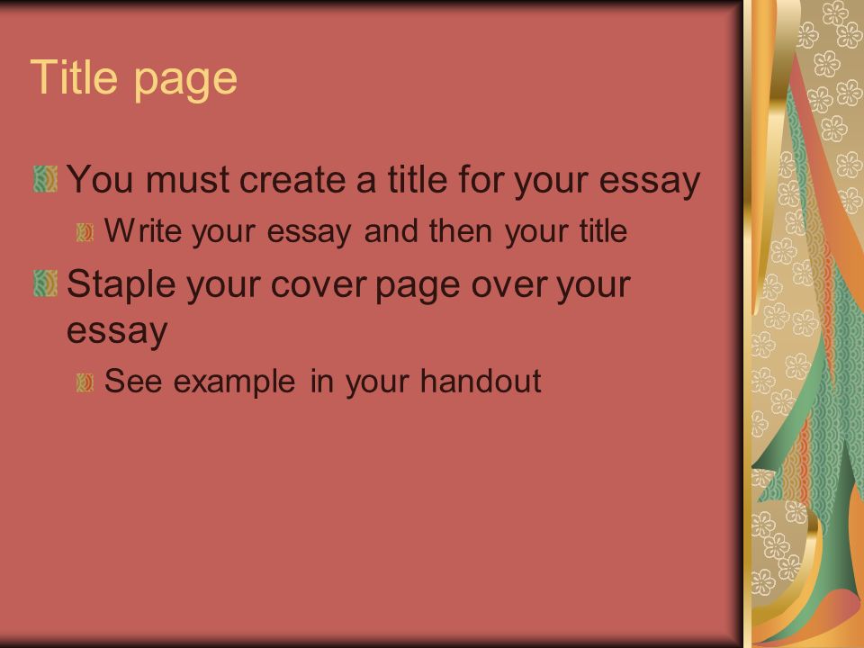 Write your essay for you