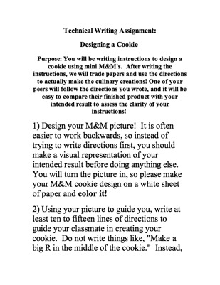 Written assignment