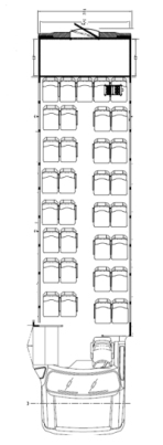 Turtle Top Chevrolet Kodiak, floorplan