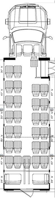 turtle top odyssey xl ford f550 buses for sale, floorplan