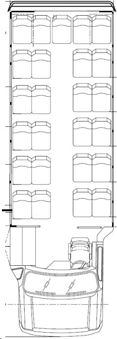 used buses for sale floor plan