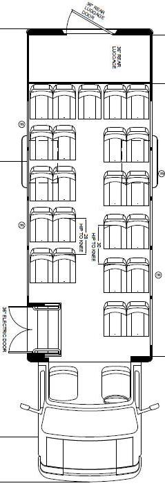 used buses for sales, floor plan