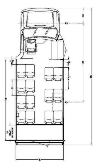 eldorado national buses for sale, floorplan