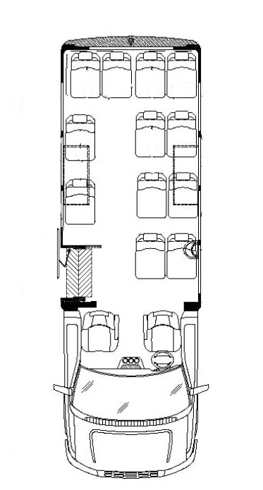 krystal used bus sales kk22 e350, floorplan