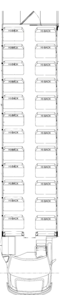 used school bus sales, floorplan