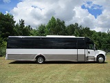 executive freightliner bus with restroom