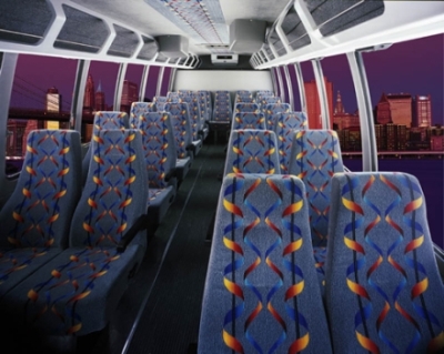 Krystal Koach F550 Shuttle Bus Interior