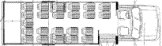 ameritrans 285 floorplan 25 passenger with rear luggage