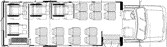 meritrans 285 floorplan16+10 passengers 4WC